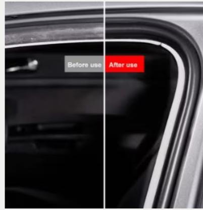 Auto rubberen strip onderhoudsmiddel / reparatie 100ml, Ophalen of Verzenden