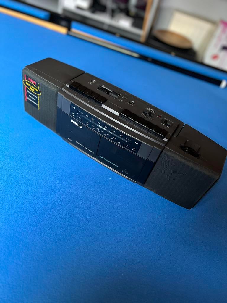 Philips AW7140 Boombox uit de 80’s, Enlèvement ou Envoi, Reconditionné, Radio