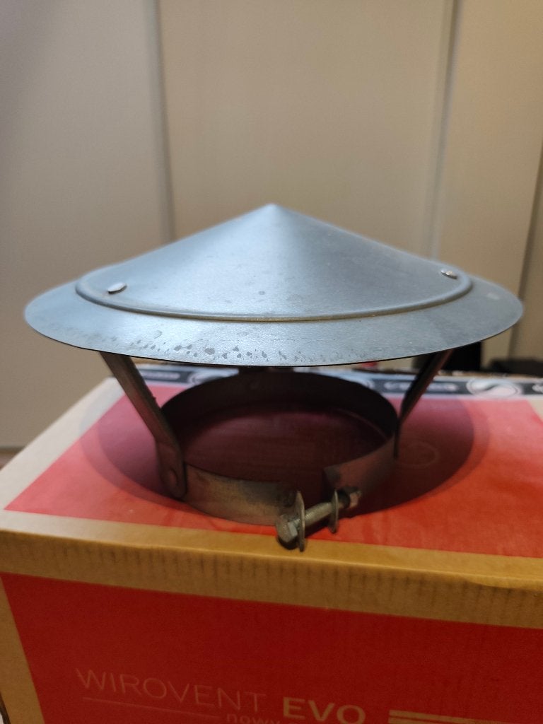 Gegalvaniseerde regenkap, Ophalen, Gebruikt