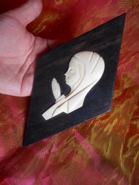 2 afrikaanse madonna in ebbenhout, Antiek en Kunst, Ophalen of Verzenden
