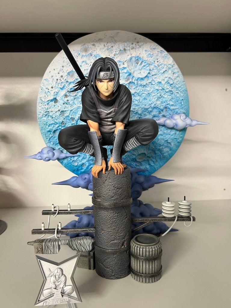 Figurine résine Itachi Uchiha  Pickstar 45 cm, Enlèvement ou Envoi