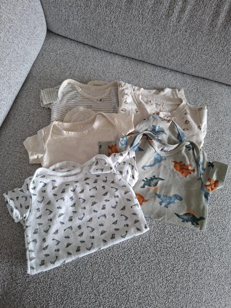 Pakket van 9 rompers - Maat 62, Kinderen en Baby's, Babykleding | Maat 62, Ophalen, Gebruikt, Jongetje of Meisje, Nacht- of Onderkleding