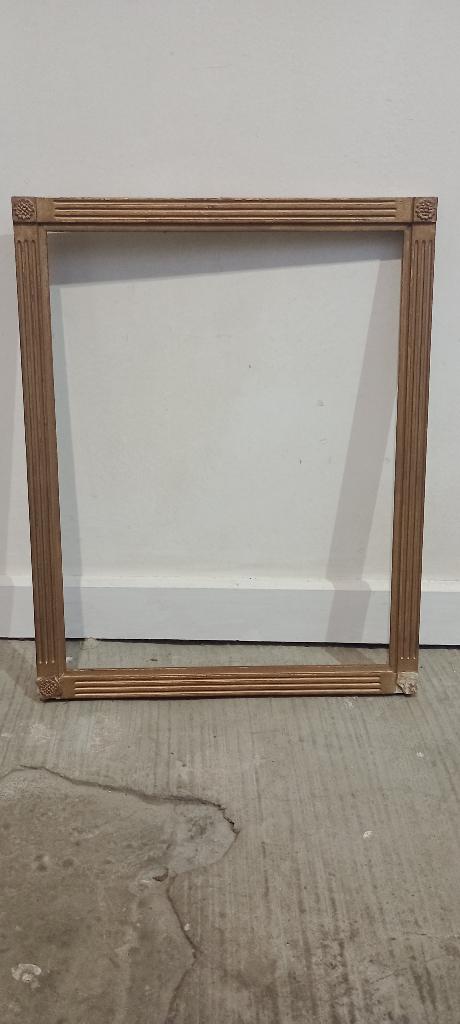 Oude Louis XVI lege lijst met fluiten 32x41, c26, Ophalen, Gebruikt, Hout