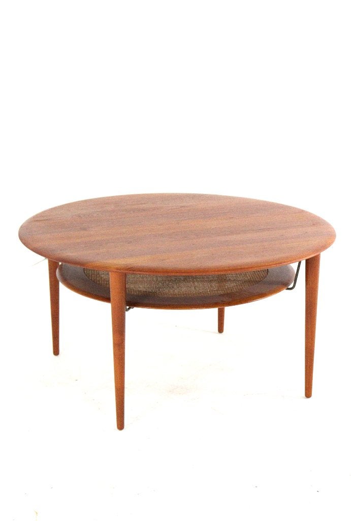 Peter Hvidt France & Son salontafel vintage Deens, 50 tot 100 cm, Scandinavisch, Zo goed als nieuw, 5 – 50