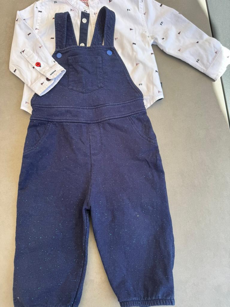Costume et chemise, Enlèvement ou Envoi, Comme neuf, Garçon, Costume