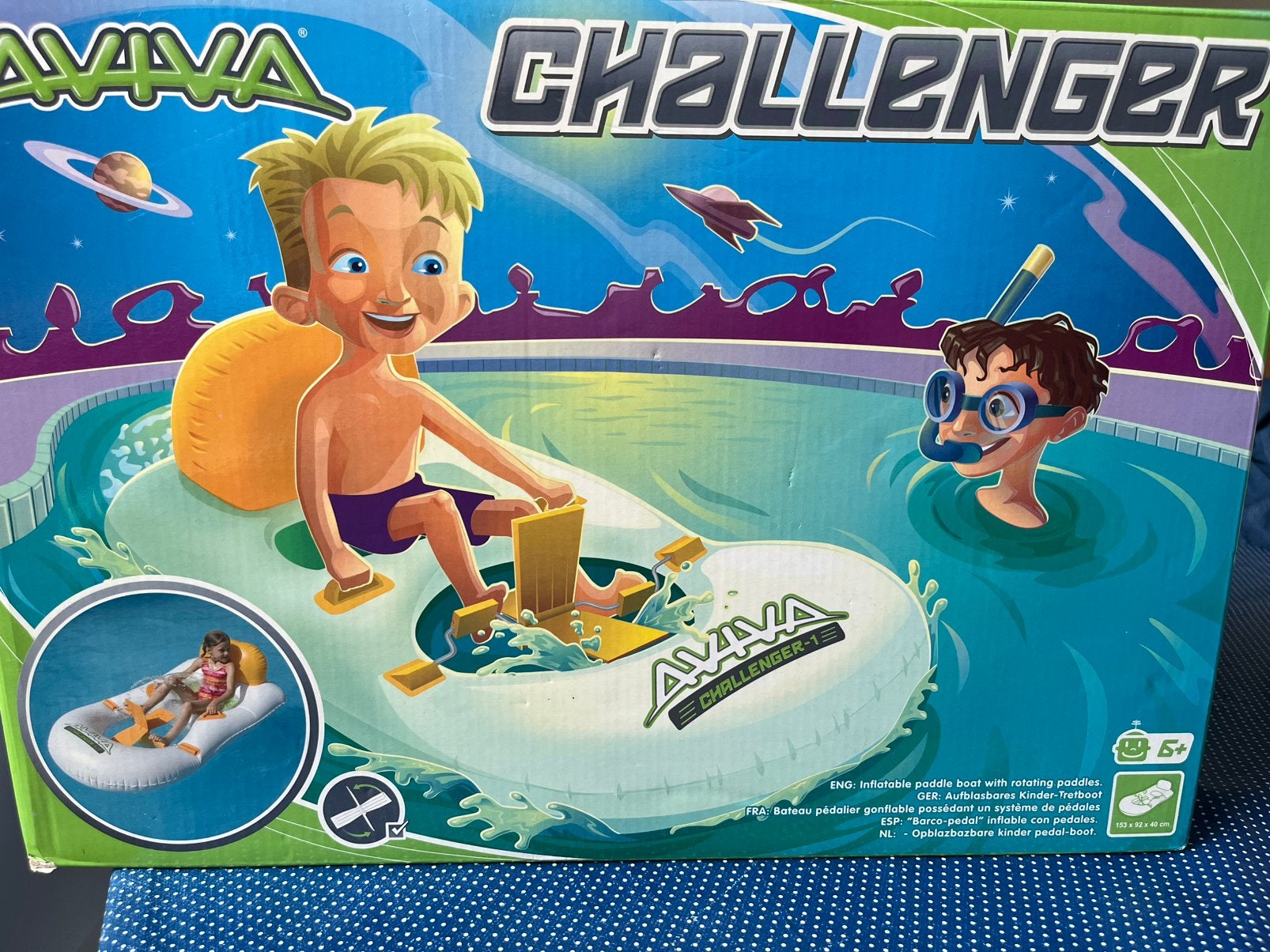 Opblaasbare trapboot, Enfants & Bébés, Jouets | Playmobil, Neuf, Kit complet, Enlèvement
