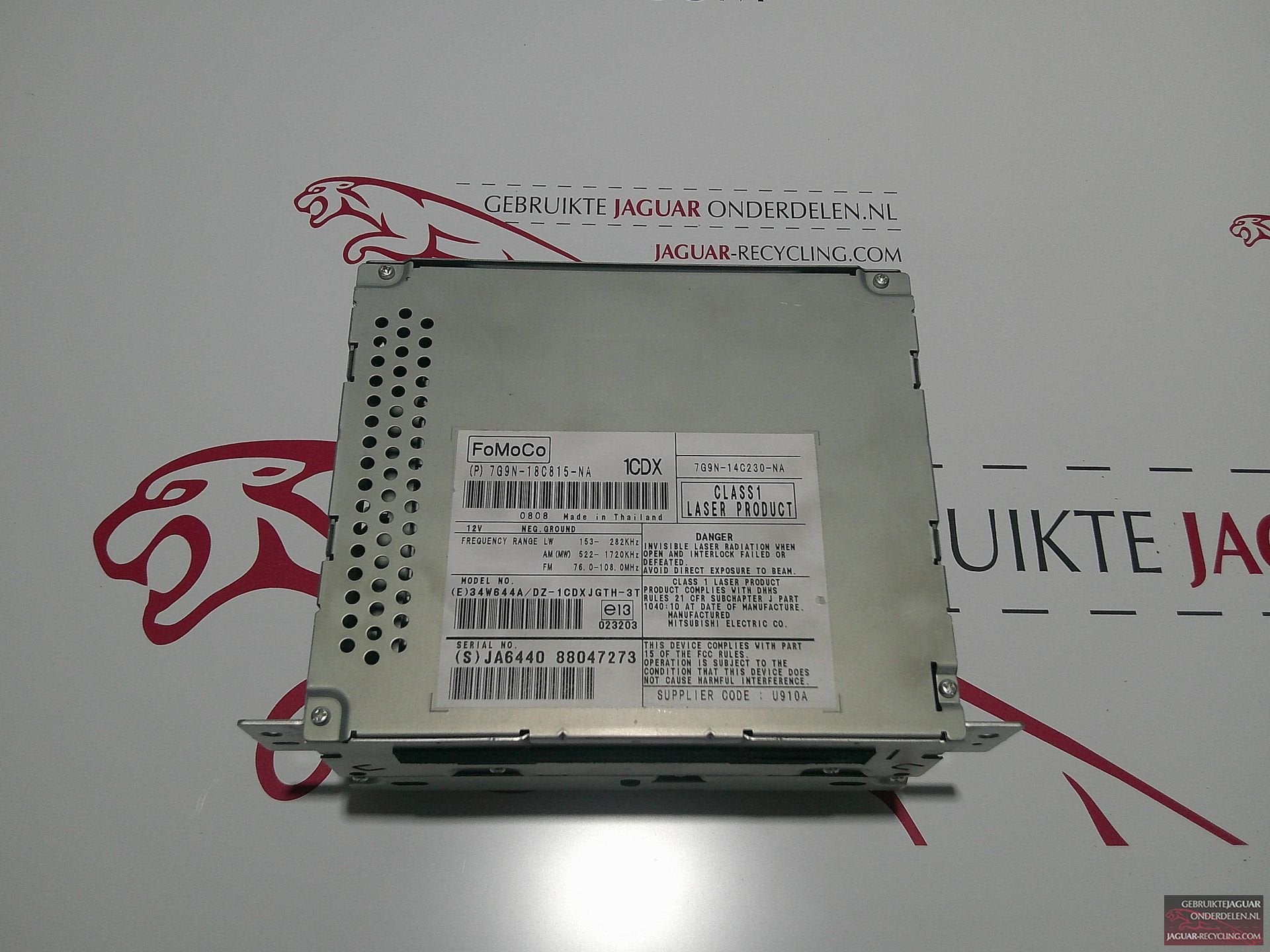 Radio CD 7G9N-14C230-NA 7G9N-18C818-NA 1CDI Jaguar XF XK150, Ophalen of Verzenden, -, -, -
