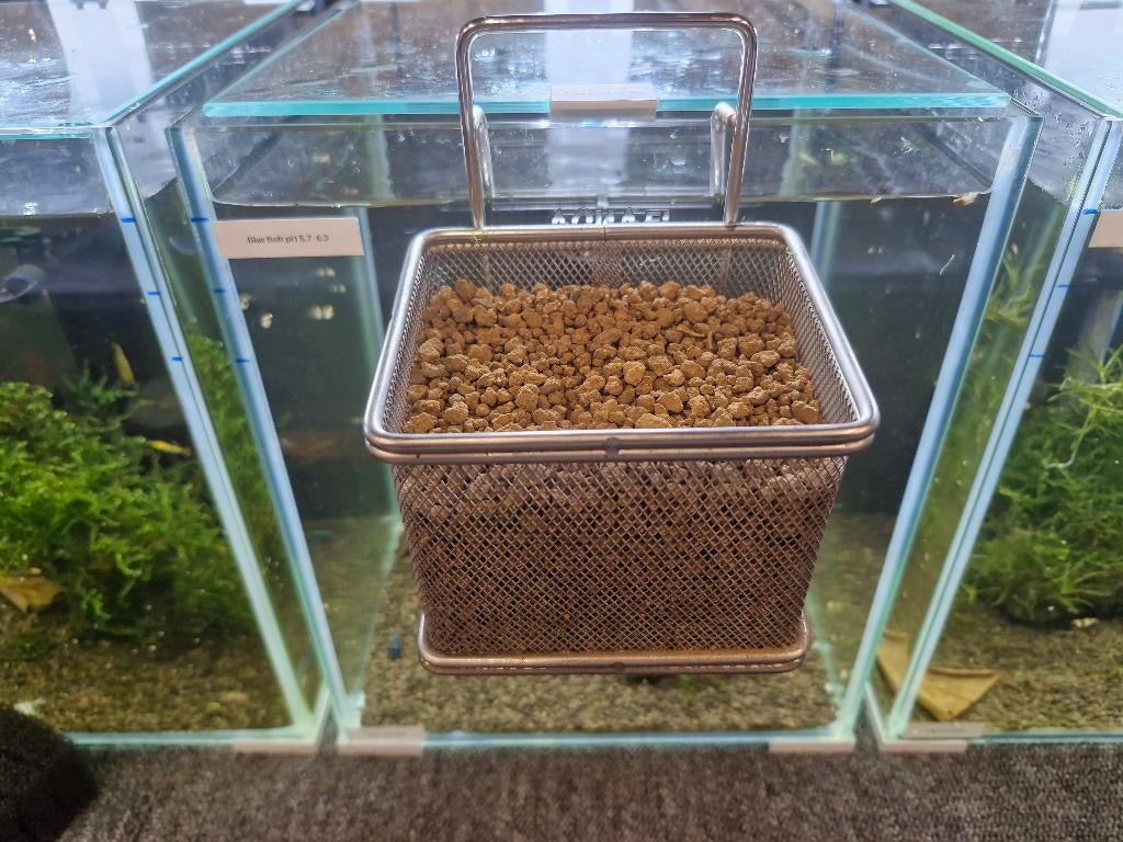 Reset basket voor ph verlagende bodem groot Inox, Dieren en Toebehoren, Vissen | Aquaria en Toebehoren, Ophalen, Zo goed als nieuw
