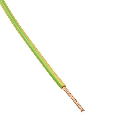6mm² montagesnoer geel/groen VDS6 (100 meter), Verzenden