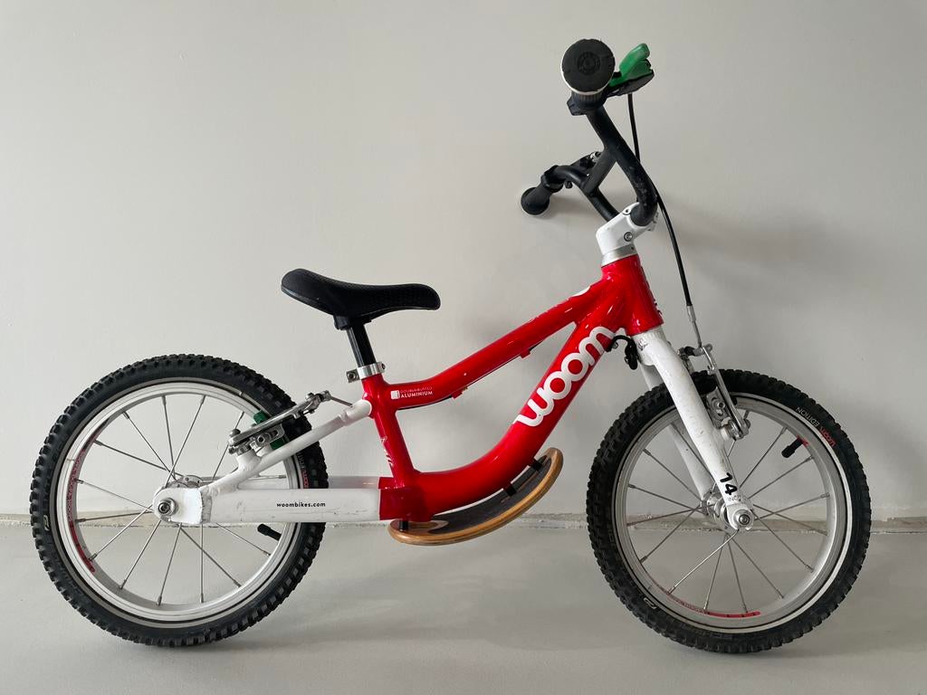 Woom 1 plus kinderfiets, Fietsen en Brommers, Ophalen, Zo goed als nieuw, Minder dan 16 inch