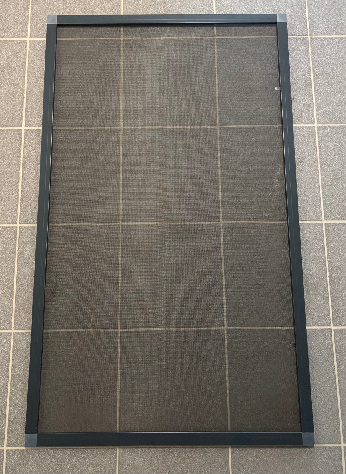 Vliegenraam / hor antraciet 77 x 128 cm, Ophalen, Zo goed als nieuw