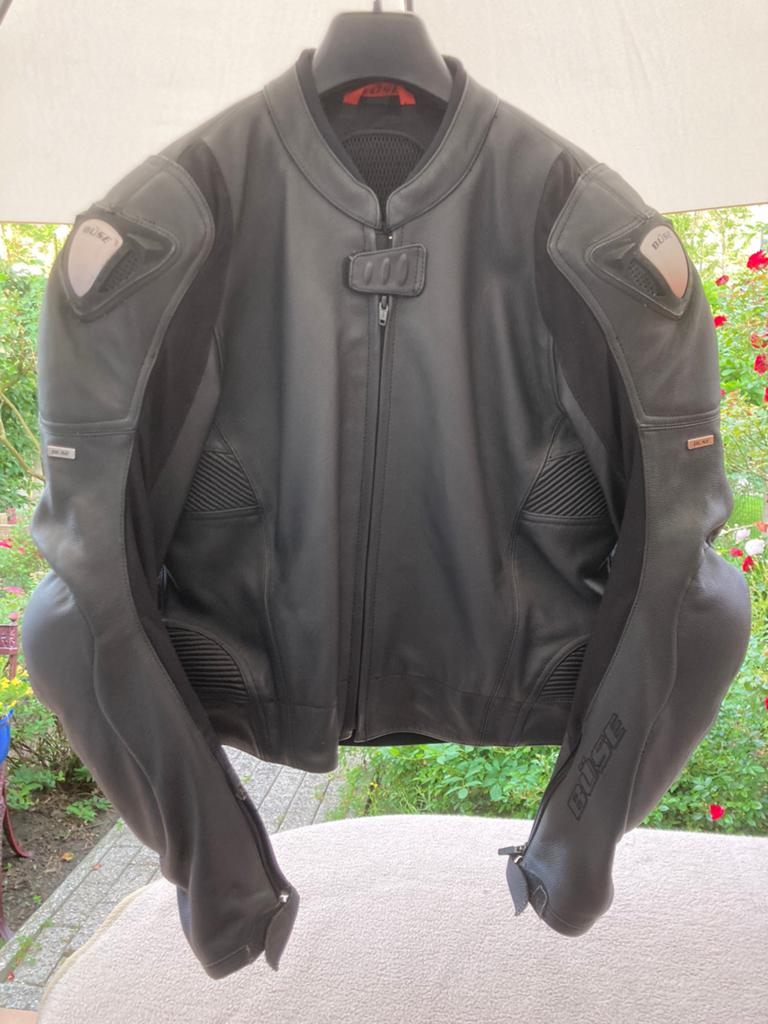 leder motorvest BUSE mt 54 klein, Motoren, Ophalen, Dames, Jas | leer, BUSE