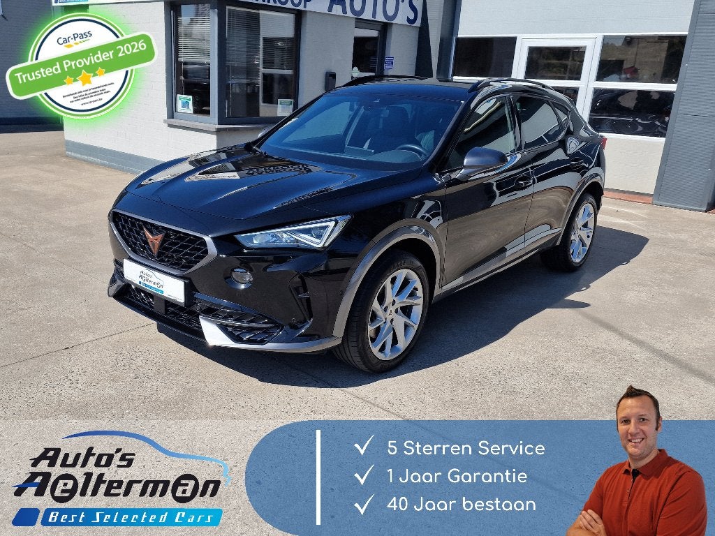 CUPRA Formentor 1.5 TSI AUTOMAAT sfeerverlichting  like new, Autos, Cupra, Achat, Noir, 5 portes, Phares entièrement LED