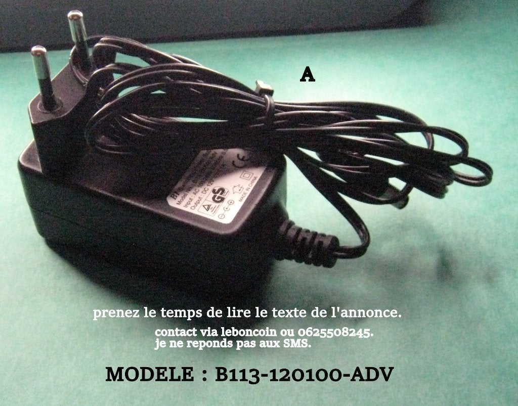 adaptateurs-chargeurs-secteur-occasion., Ophalen, Gebruikt