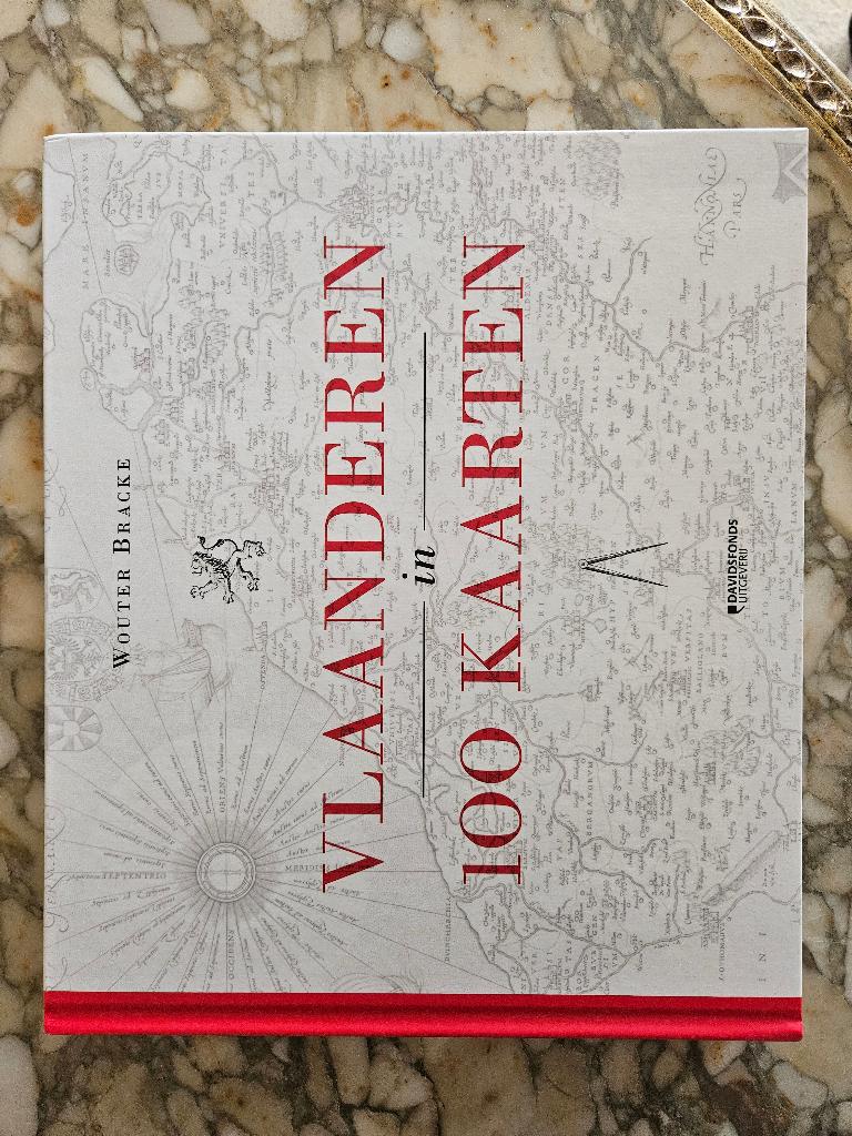 Vlaanderen in kaarten boek, Ophalen, Zo goed als nieuw, Wouter Bracke, België
