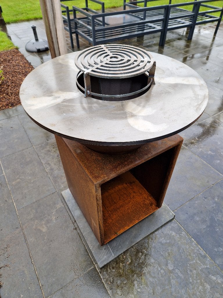 Handgemaakte plancha barbecue – zware stalen uitvoering, Ophalen, Zo goed als nieuw