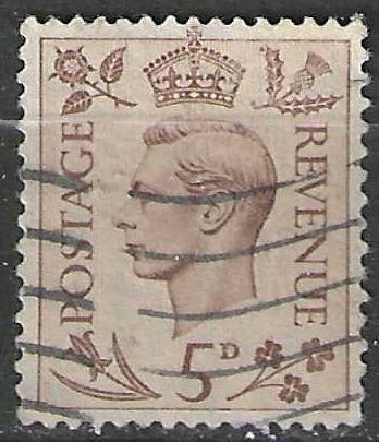 Groot-Brittannie 1937-1947 - Yvert 216 - Georges VI (ST), Verzenden, Gestempeld