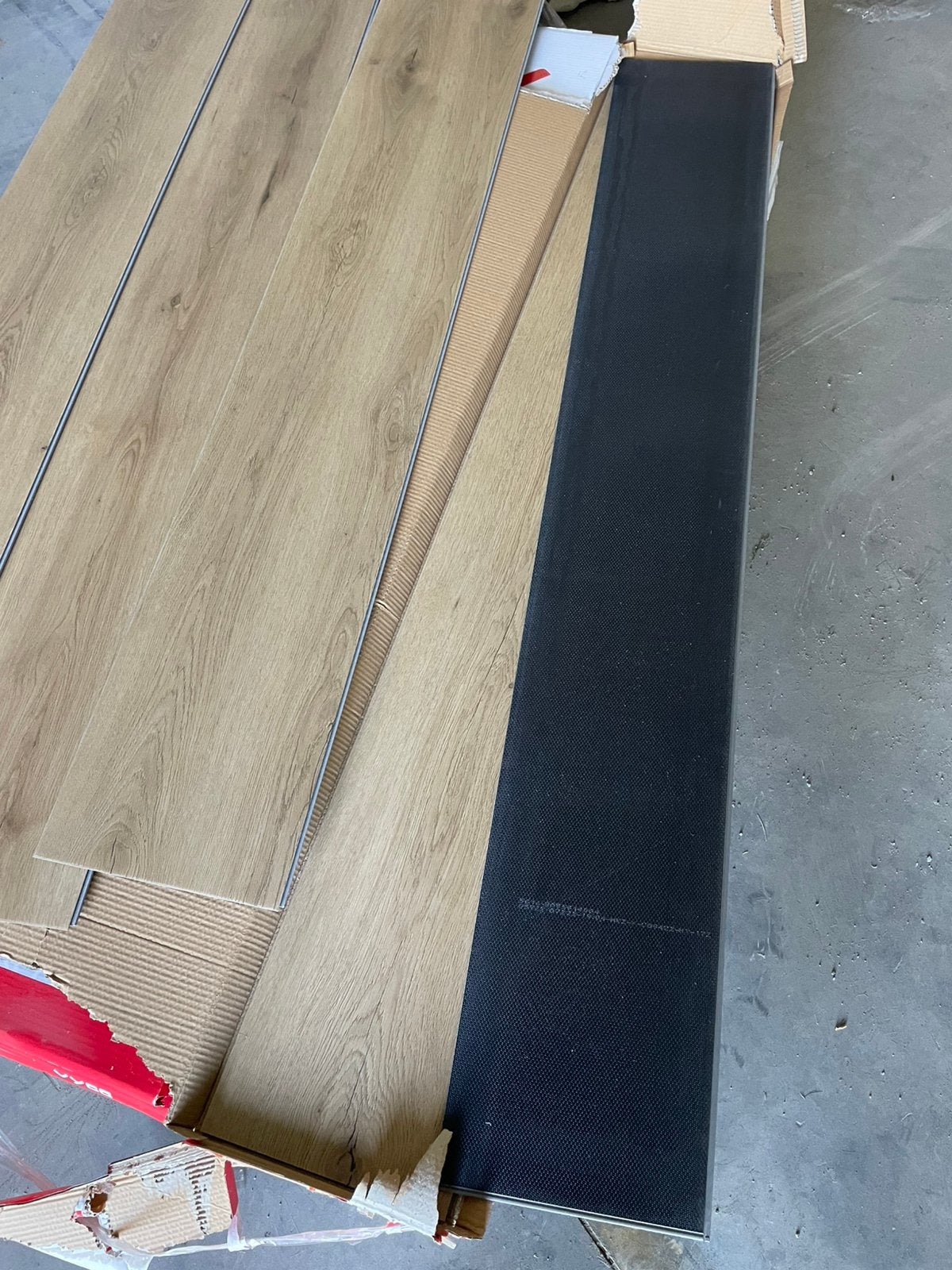 Parket laminaat klikplank, Doe-het-zelf en Bouw, Plinten en Afwerking, Ophalen, Zo goed als nieuw