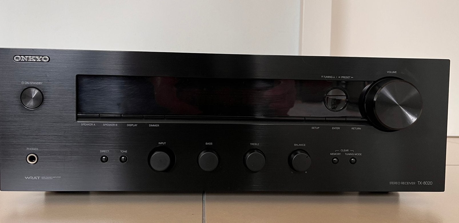 Versterker ONKYO TX-8020, TV, Hi-fi & Vidéo, Enlèvement, Utilisé, Onkyo