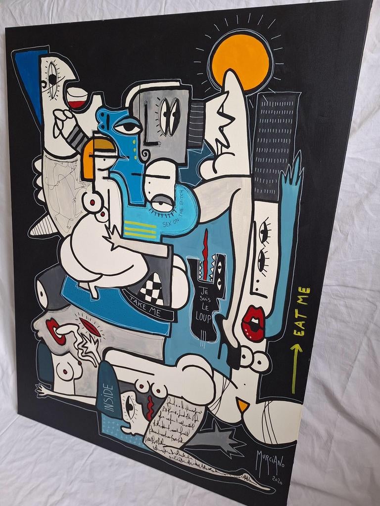 Origineel Murciano-canvas, Antiek en Kunst, Kunst | Litho's en Zeefdrukken, Ophalen of Verzenden