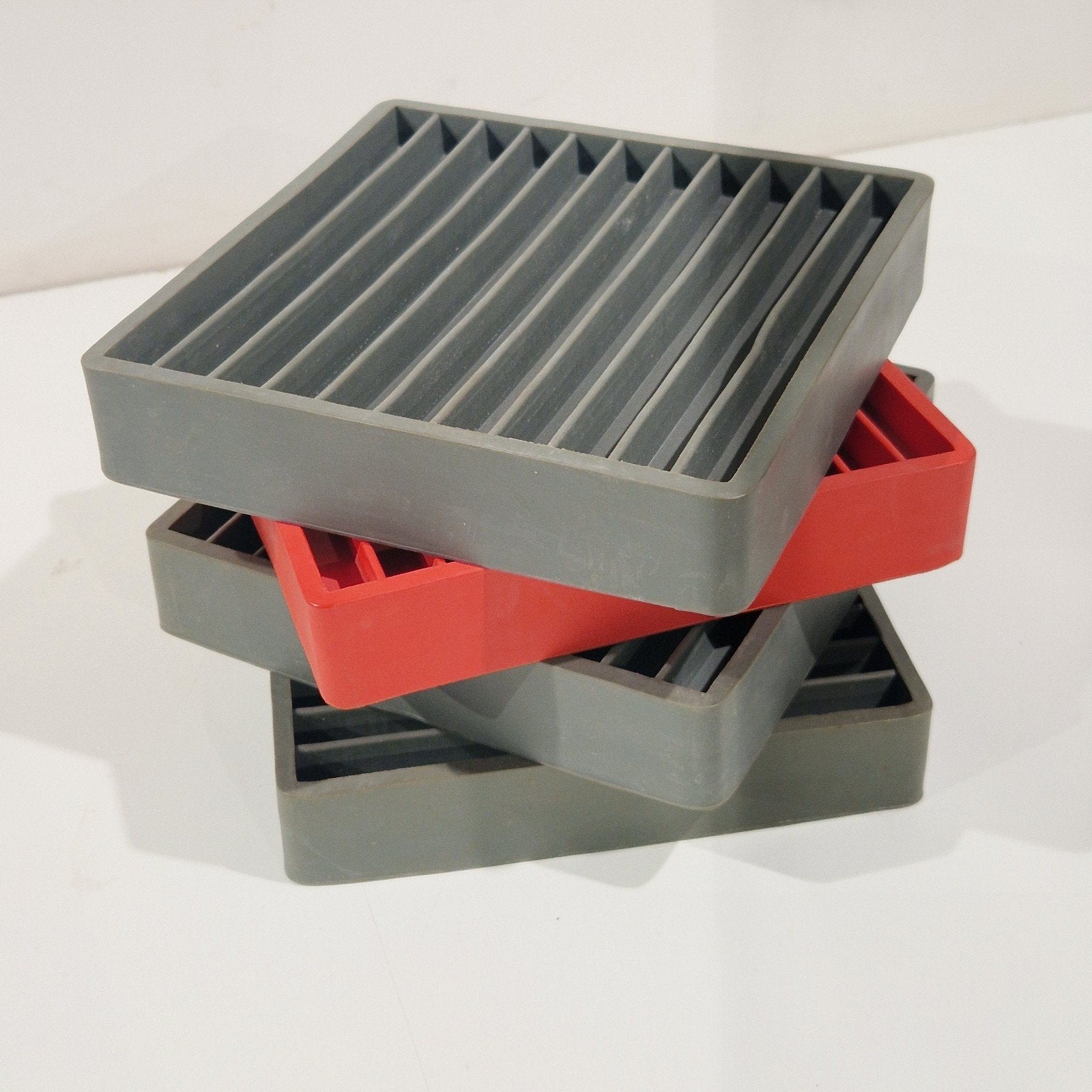 Set of 4 Vintage Ikea Fragg CD holders , CD racks , muziek, Maison & Meubles, Enlèvement ou Envoi, 25 à 75 disques, Synthétique