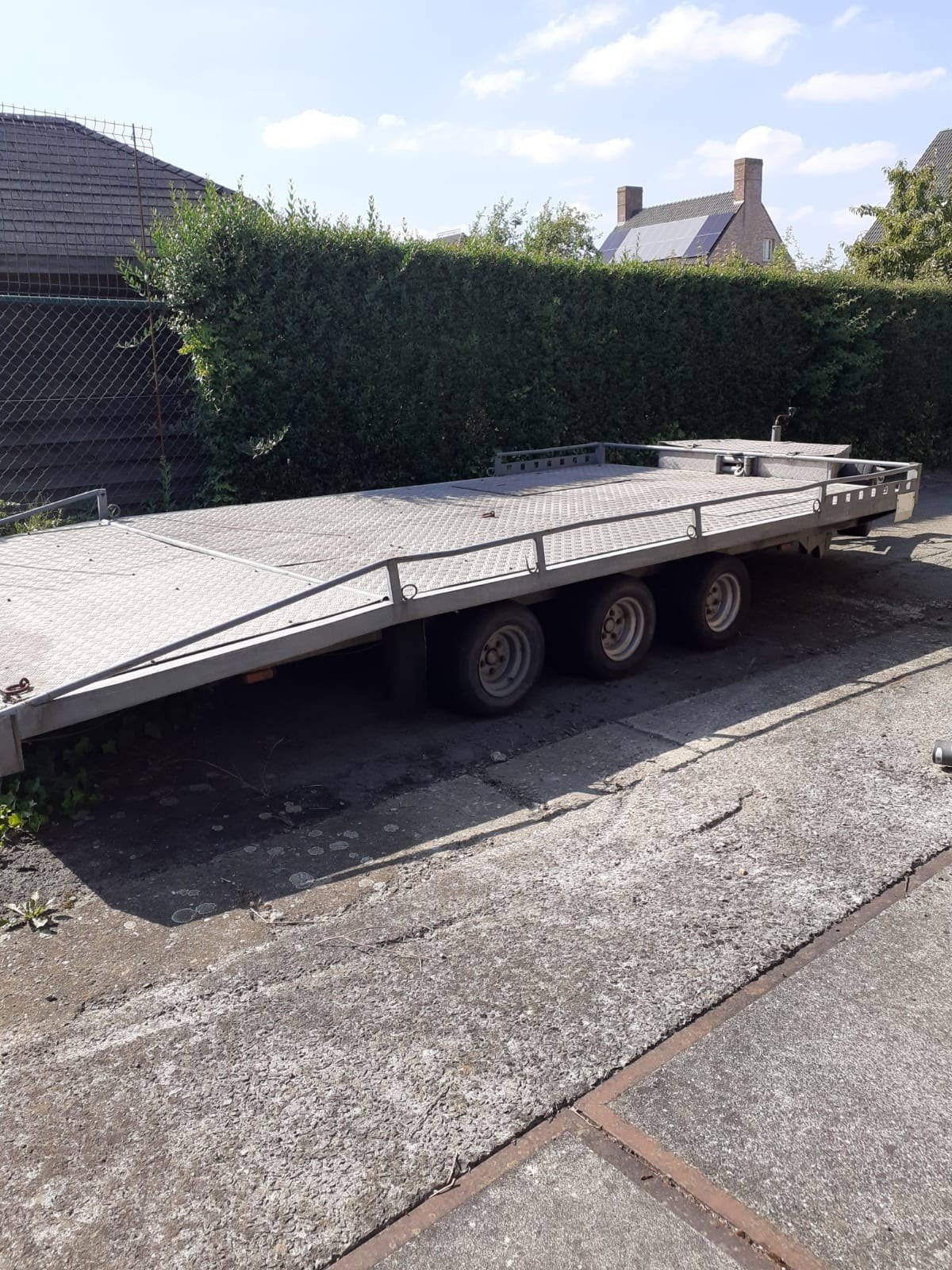 kerenzo aanhangwagen ar, 3 assen, mtm 3500 kg, Auto diversen, Aanhangers en Bagagewagens, Ophalen