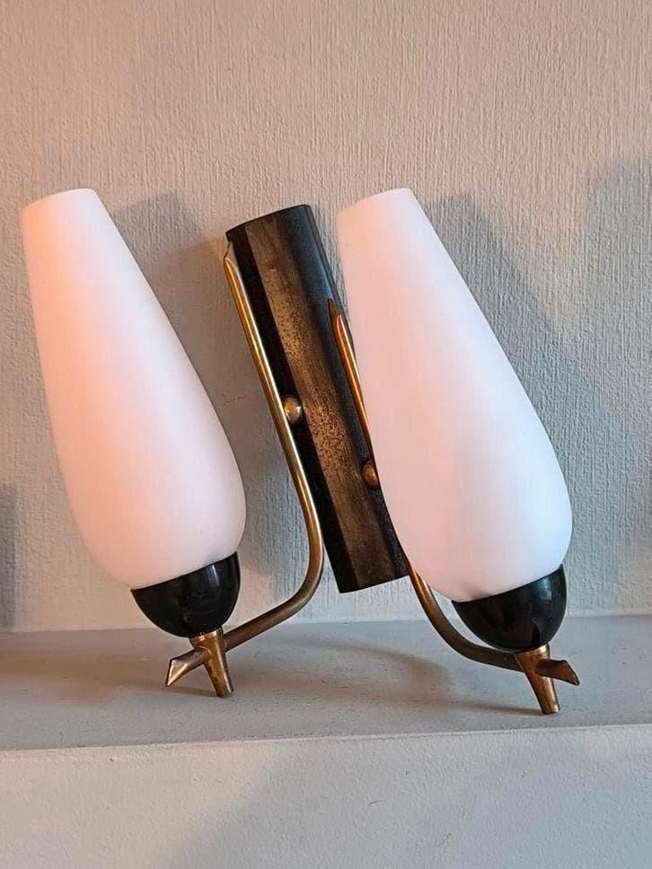 Mid Century wandlamp, Antiek en Kunst, Antiek | Verlichting, Ophalen of Verzenden