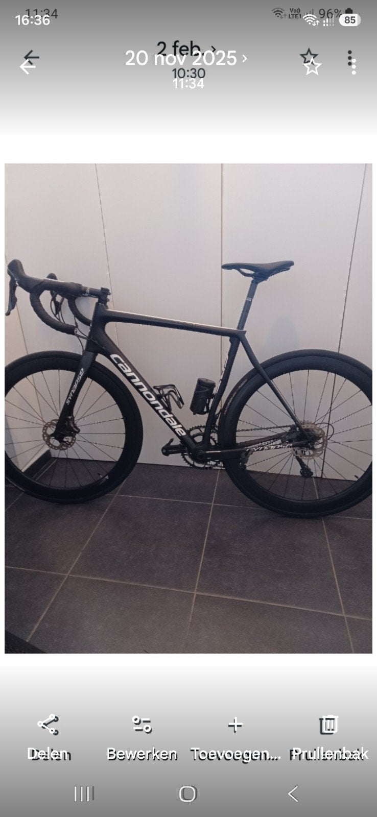 Cannondale synapse, Ophalen, Carbon