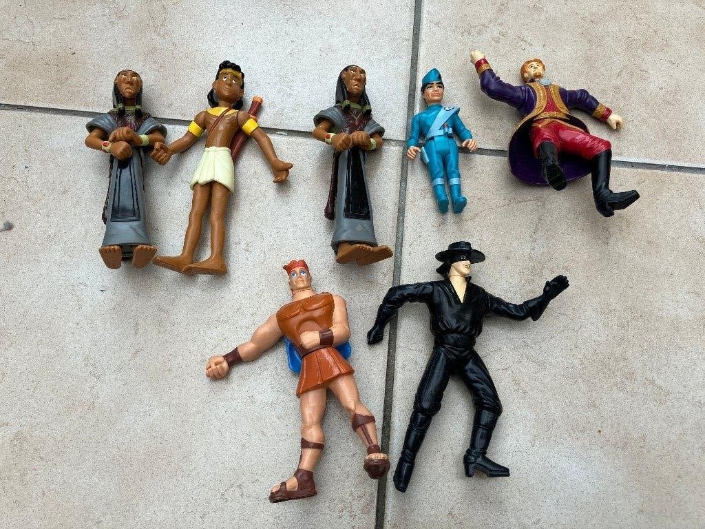 Set vintage actie figuren / disney, Kinderen en Baby's, Speelgoed | Actiefiguren, Ophalen of Verzenden