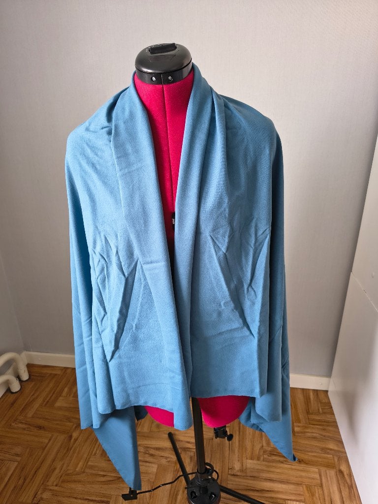 nouveau coupon de tissu extensible, Neuf, Enlèvement ou Envoi, 120 cm ou plus, Bleu
