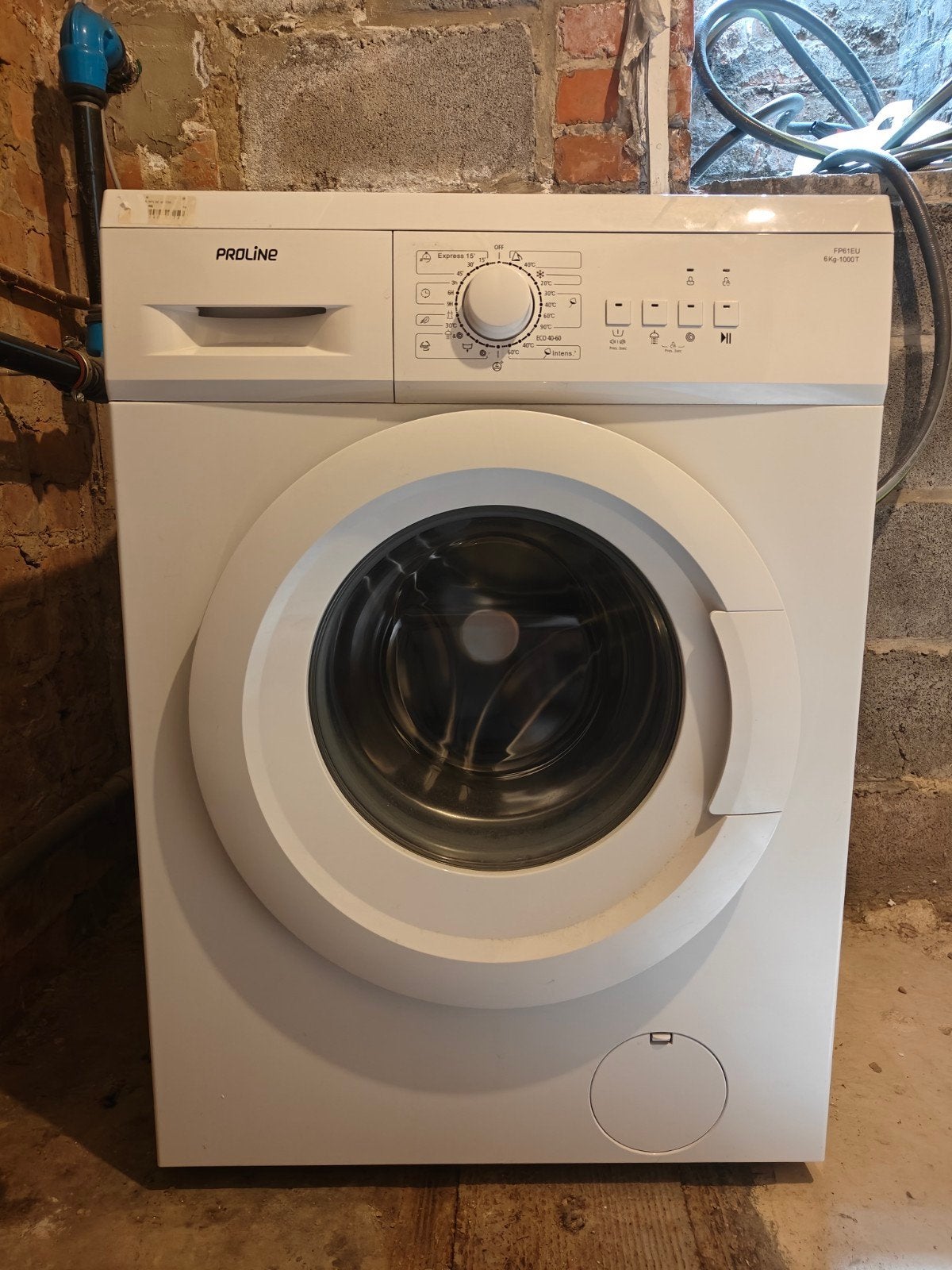 Machine à laver Proline 6kg, 6 tot 8 kg, Ophalen, Zo goed als nieuw, Kort programma
