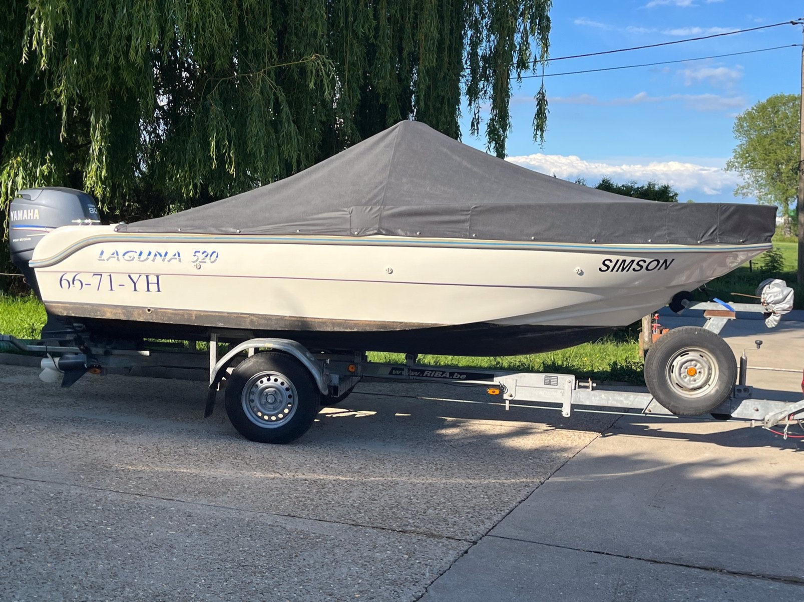 Console boot laguna 520, Watersport en Boten, Overige merken, Gebruikt, 5 m, 80 pk
