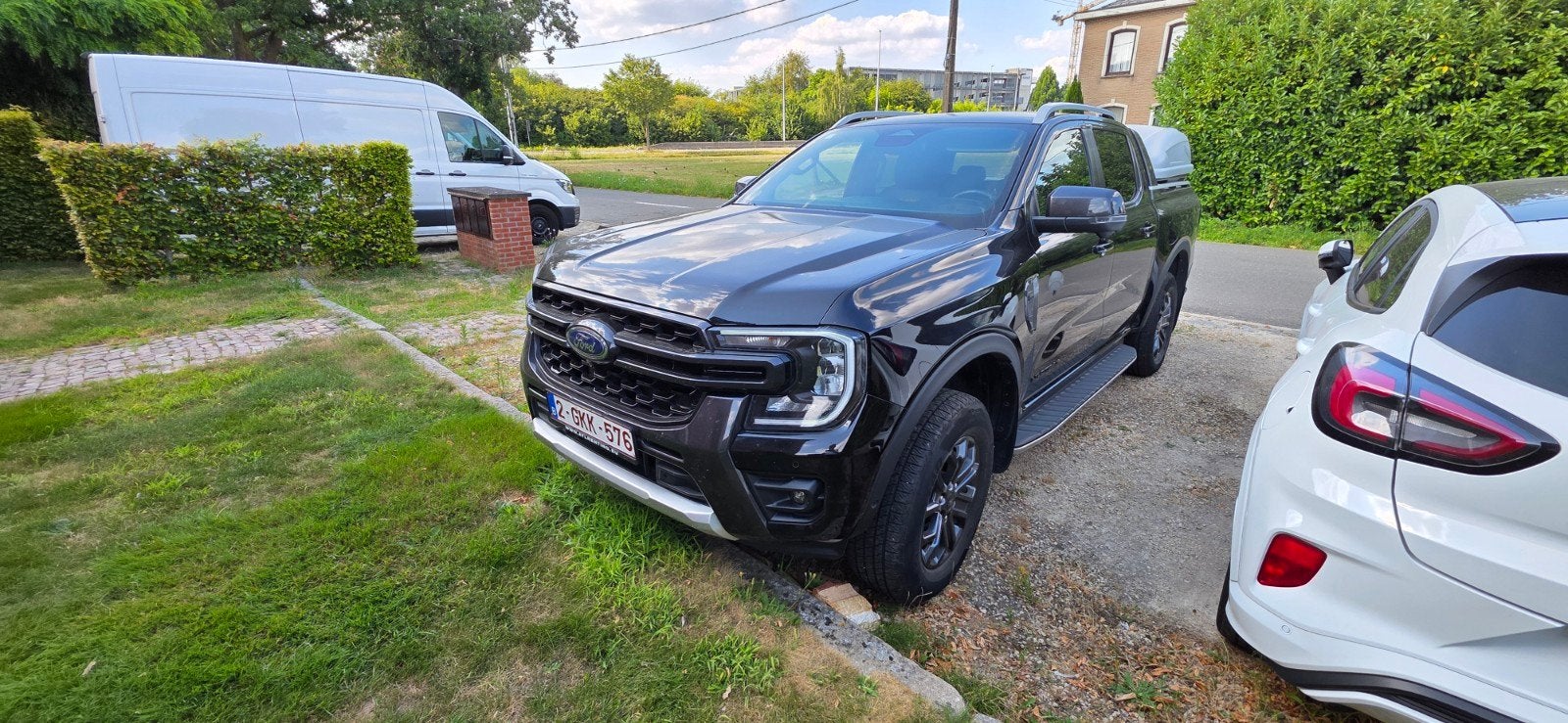 Ford Ranger wildtrack 01/25 2.0 biturbo 55.000km, Autos, Noir, Diesel, Automatique, Particulier