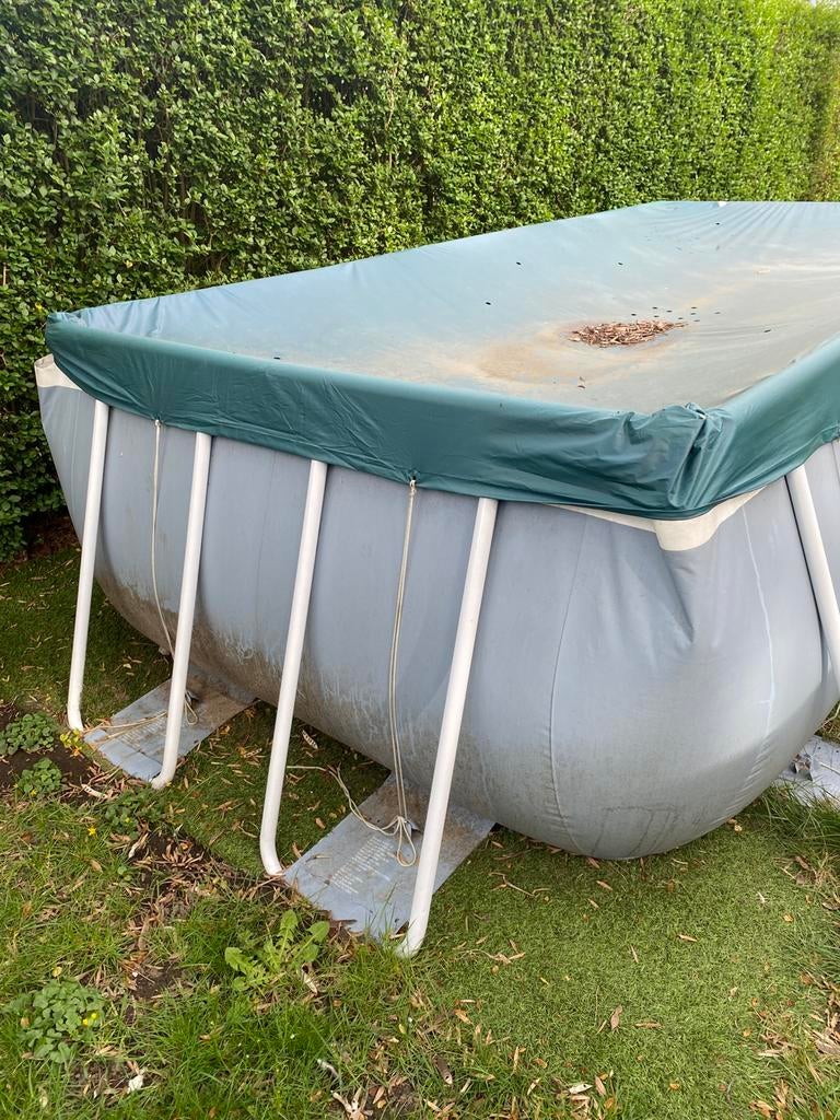 Intex zwembad 4m x 2m x 1m, Ophalen, Gebruikt, 200 tot 300 cm, 80 tot 120 cm