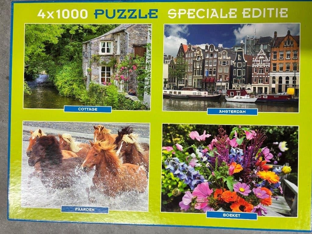 Puzzel Doos met 4 x 1000 stuks, Nieuw! Ongeopend!, Enlèvement ou Envoi, Neuf