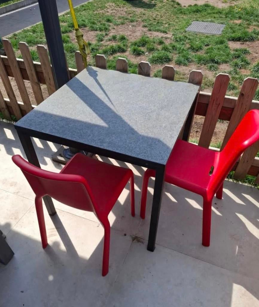 Arduine bijzettafel met 2 stoelen, Ophalen, Bijzettafel
