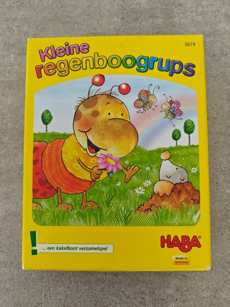 HABA spelletje - Regenboog Rups, Ophalen, Zo goed als nieuw, Taal en Lezen