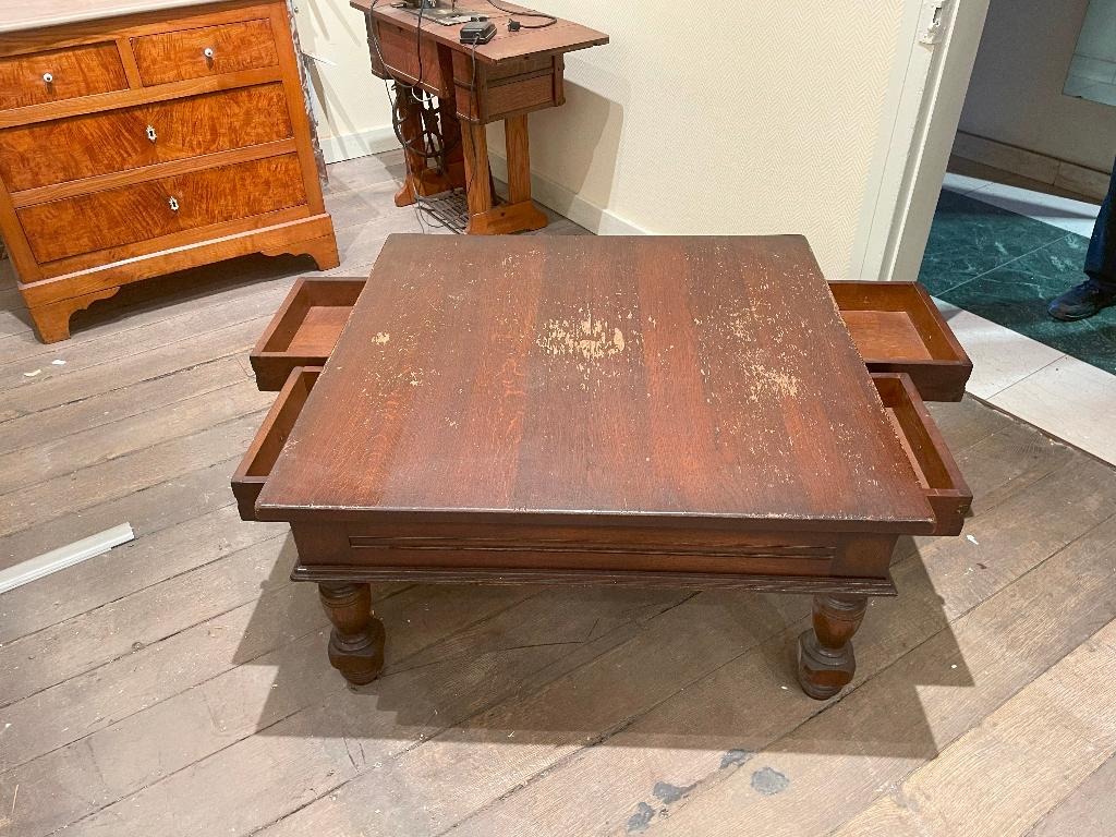Table basse de salon, Maison & Meubles, Tables | Tables de salon, 100 à 150 cm, Moins de 50 cm, Carré, 100 à 150 cm