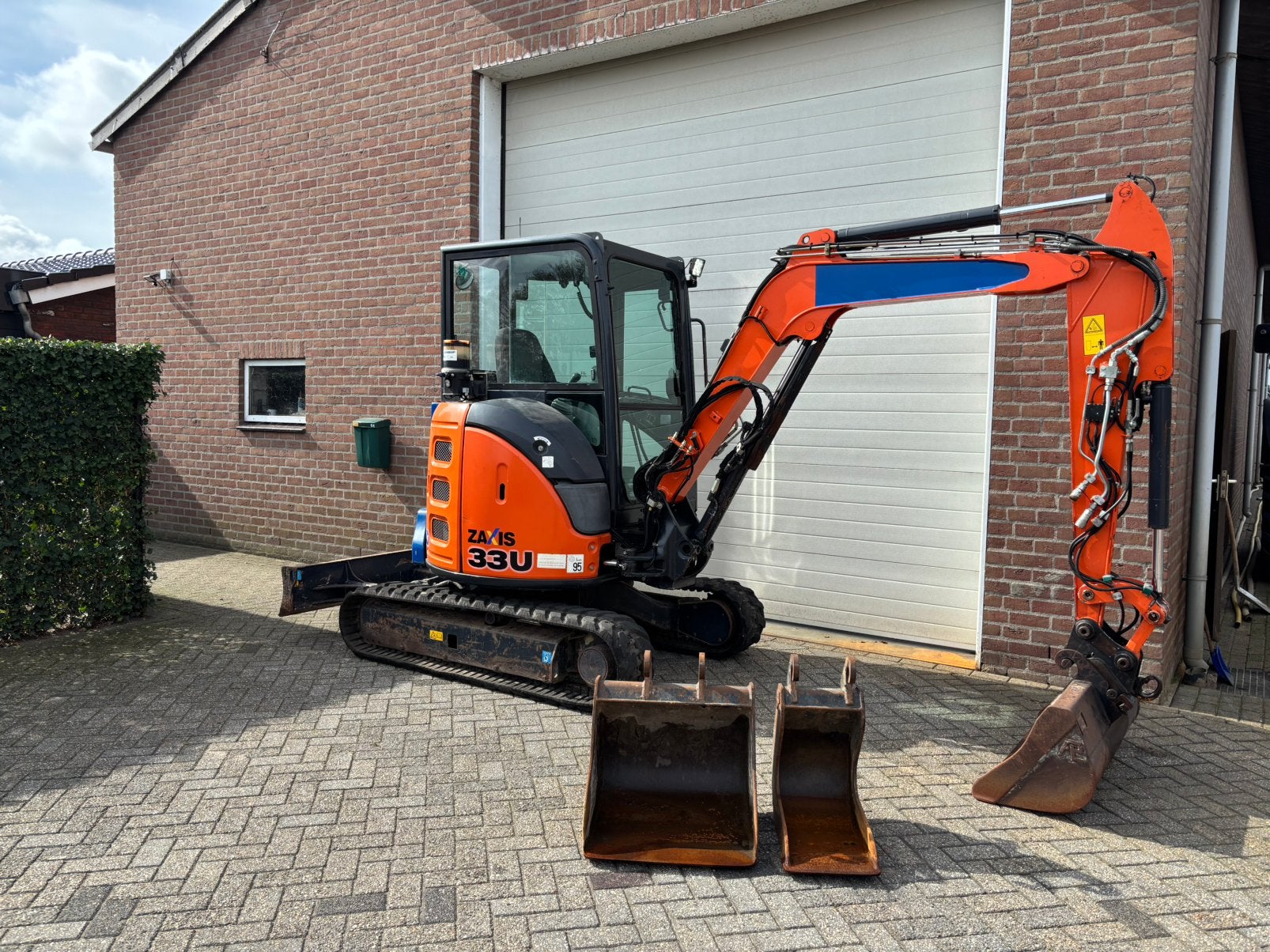 Hitachi ZX33U CLR-5Minigraver graafmachine Sloop/Sorteer A/C, Zakelijke goederen, Ophalen, Graafmachine