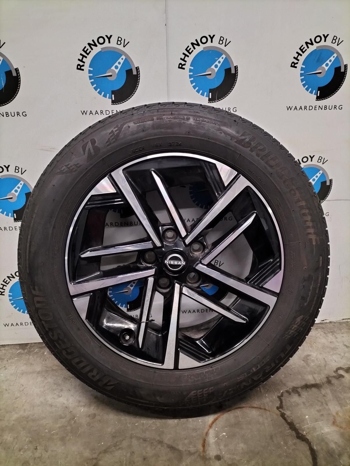 Nissan Juke velg F16E Bridgestone 2019 t/m 2025, Autos : Pièces & Accessoires, Véhicule de tourisme, -, ARN reconnu, Utilisé