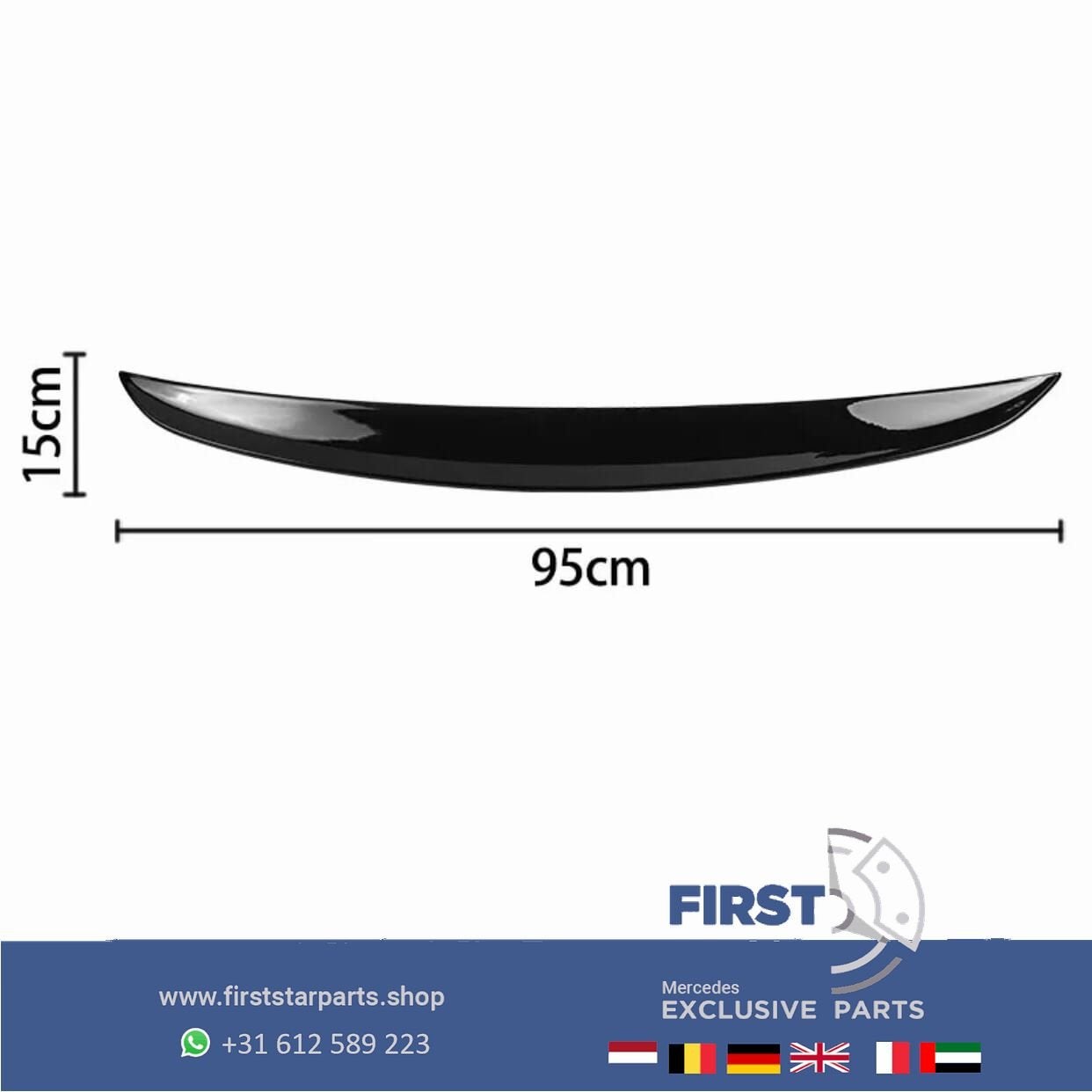 W177 A35 AMG DAK SPOILER Mercedes A Klasse 2018-2023 35 AMG, Gebruikt, Ophalen of Verzenden, Achter, -