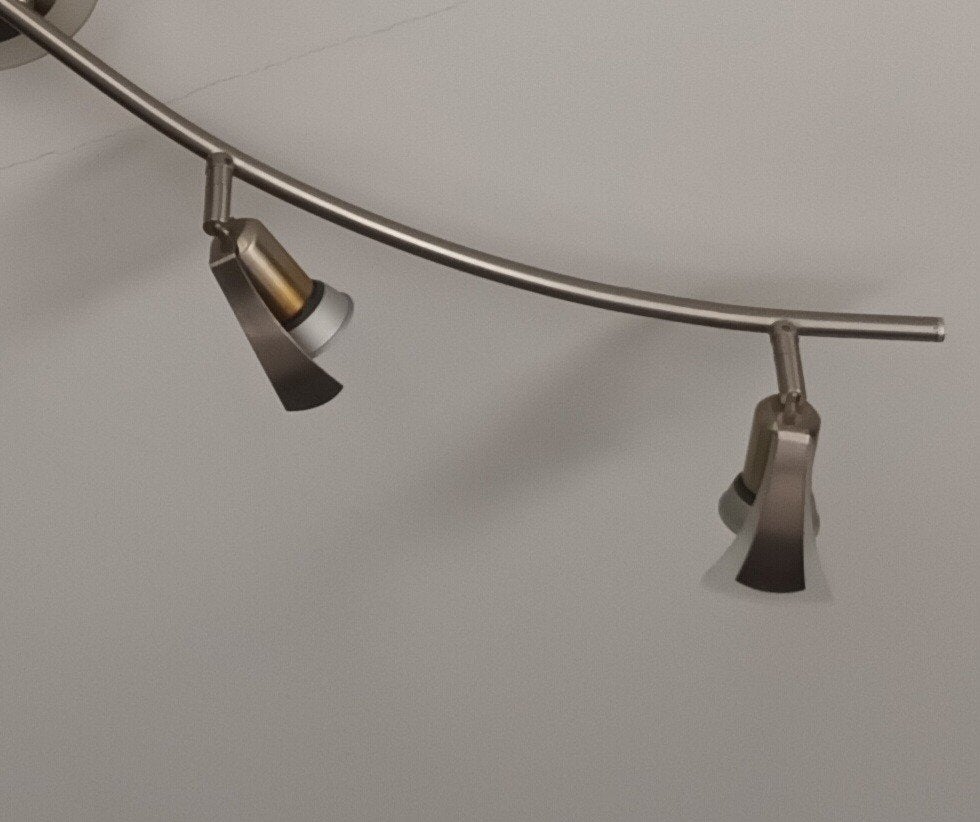 Plafonnier, Enlèvement, Utilisé, Verre