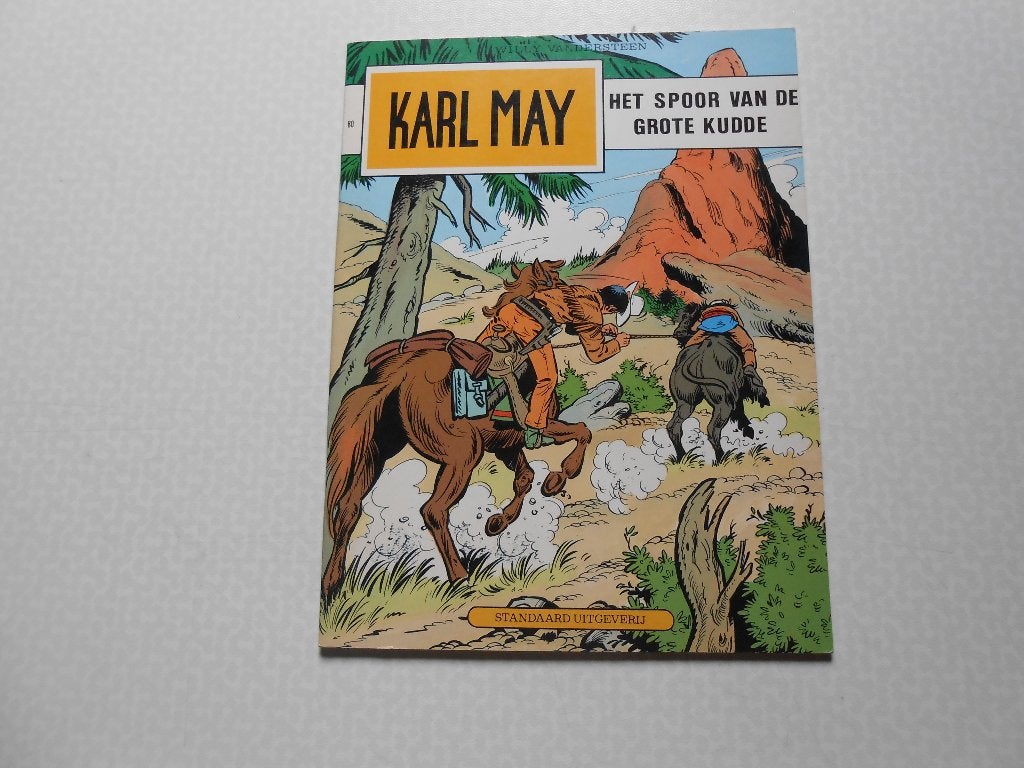 Karl May 80 Het spoor van de grote kudde 1983 1 ste druk., Boeken, Willy Vandersteen, Eén stripboek, Nieuw, Ophalen of Verzenden