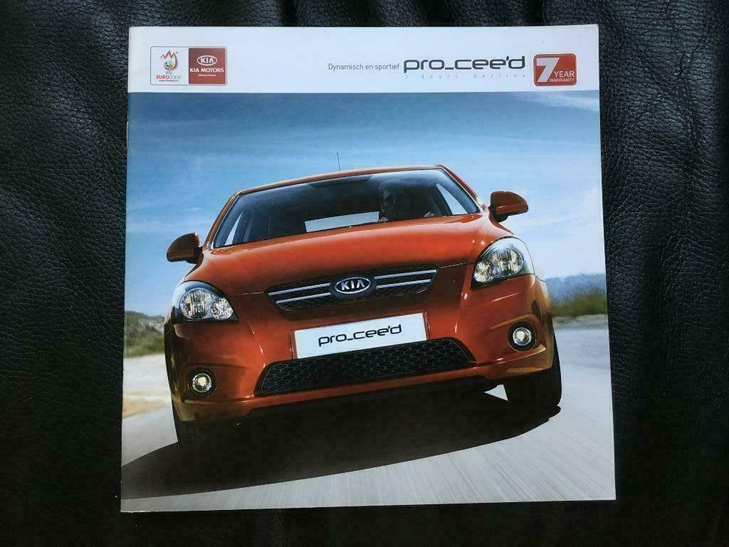 Kia Pro Ceed brochures, Ophalen of Verzenden, Zo goed als nieuw, Overige merken