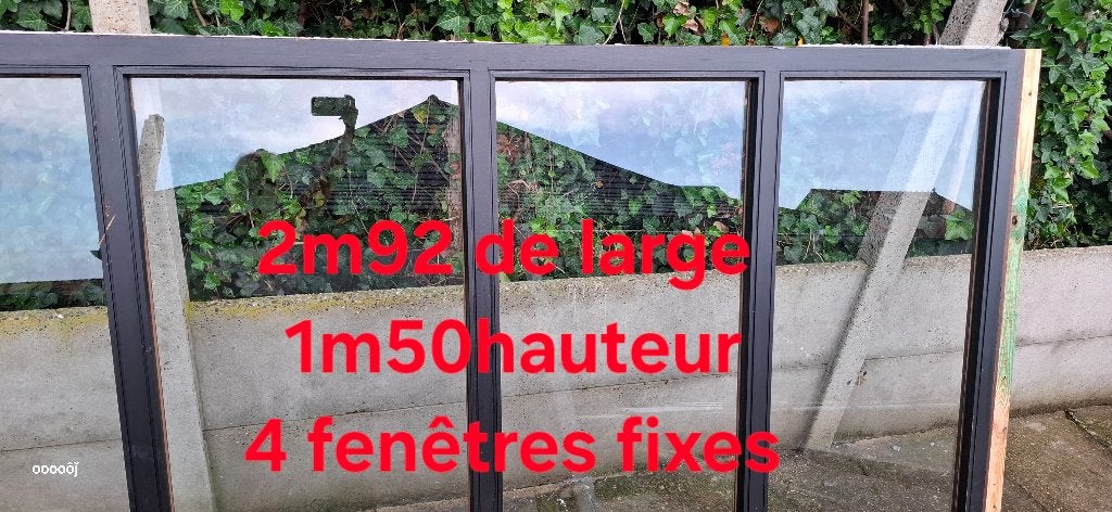 Fenetre à donner, 120 à 160 cm, Fenêtre de façade ou Vitre, Enlèvement, Utilisé