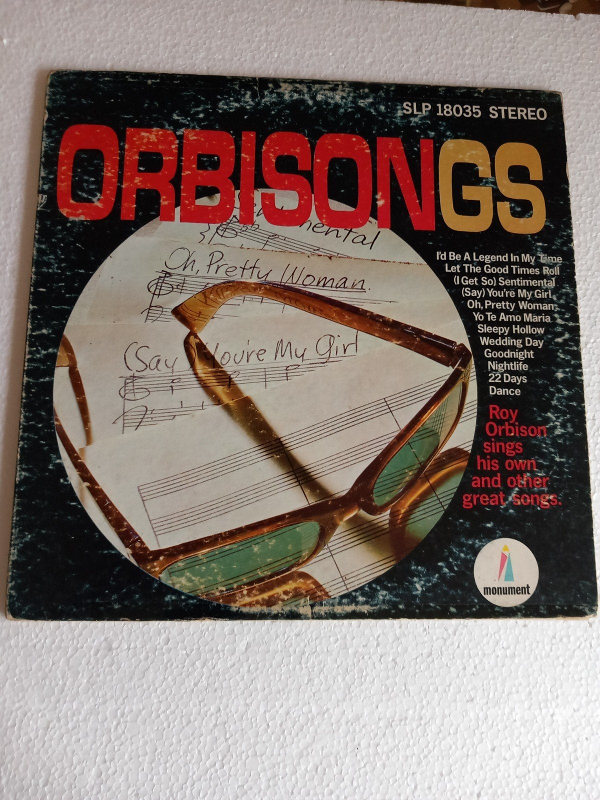 ROY ORBISON. NIGHTLIFE .POPCORN 60S USA LP, Enlèvement ou Envoi, LP