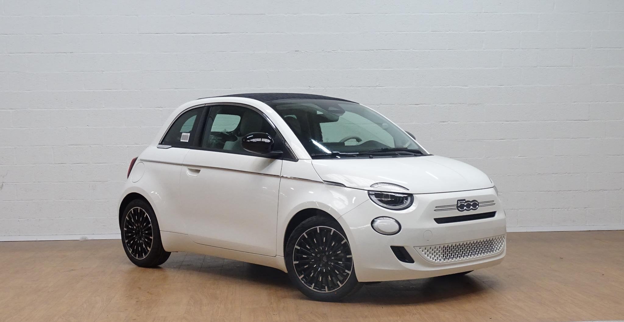 Fiat 500C 1.0 Hybrid LA PRIMA cabrio, Auto's, Voorwielaandrijving, 4 zetels, Stof, Gebruikt