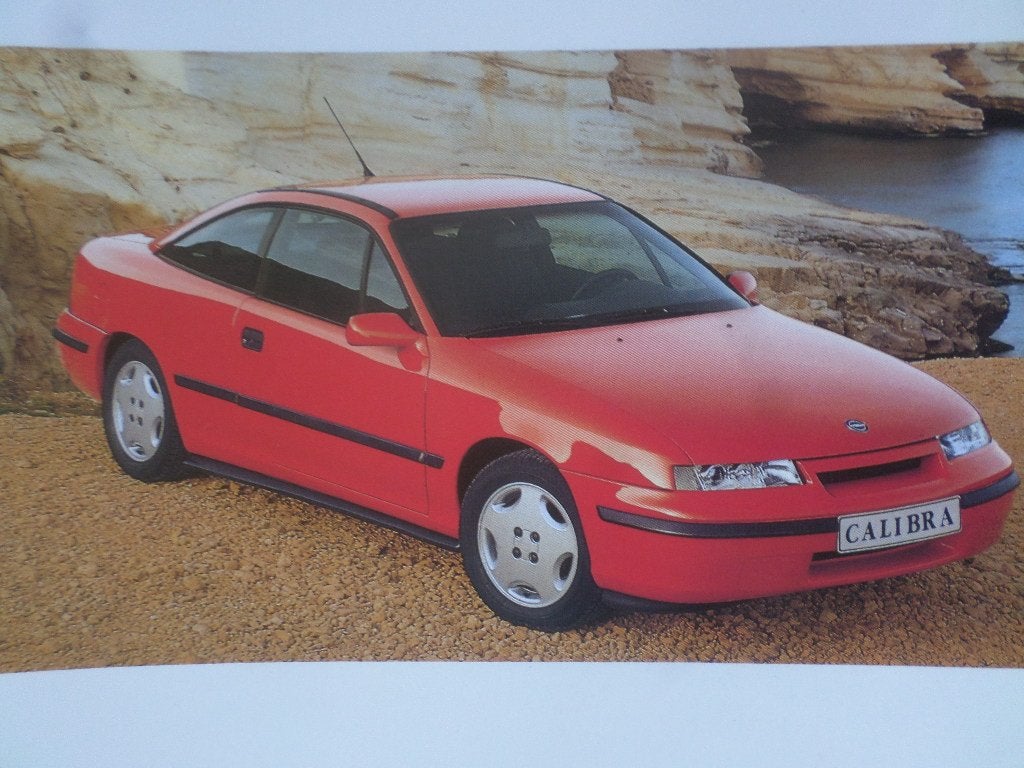 Brochure Opel Calibra 2.0i et 16v, Enlèvement ou Envoi, Opel