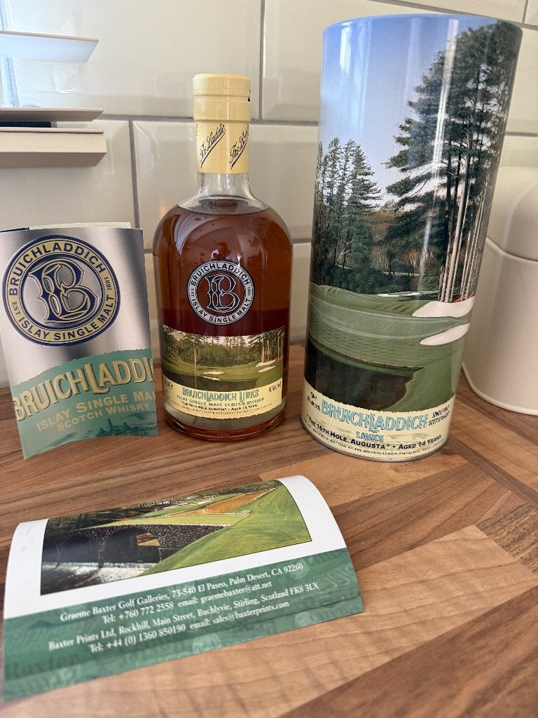 Whisky Bruichladdich Links, The 16th Hole, Augusta (limited), Ophalen, Overige gebieden, Overige typen, Nieuw