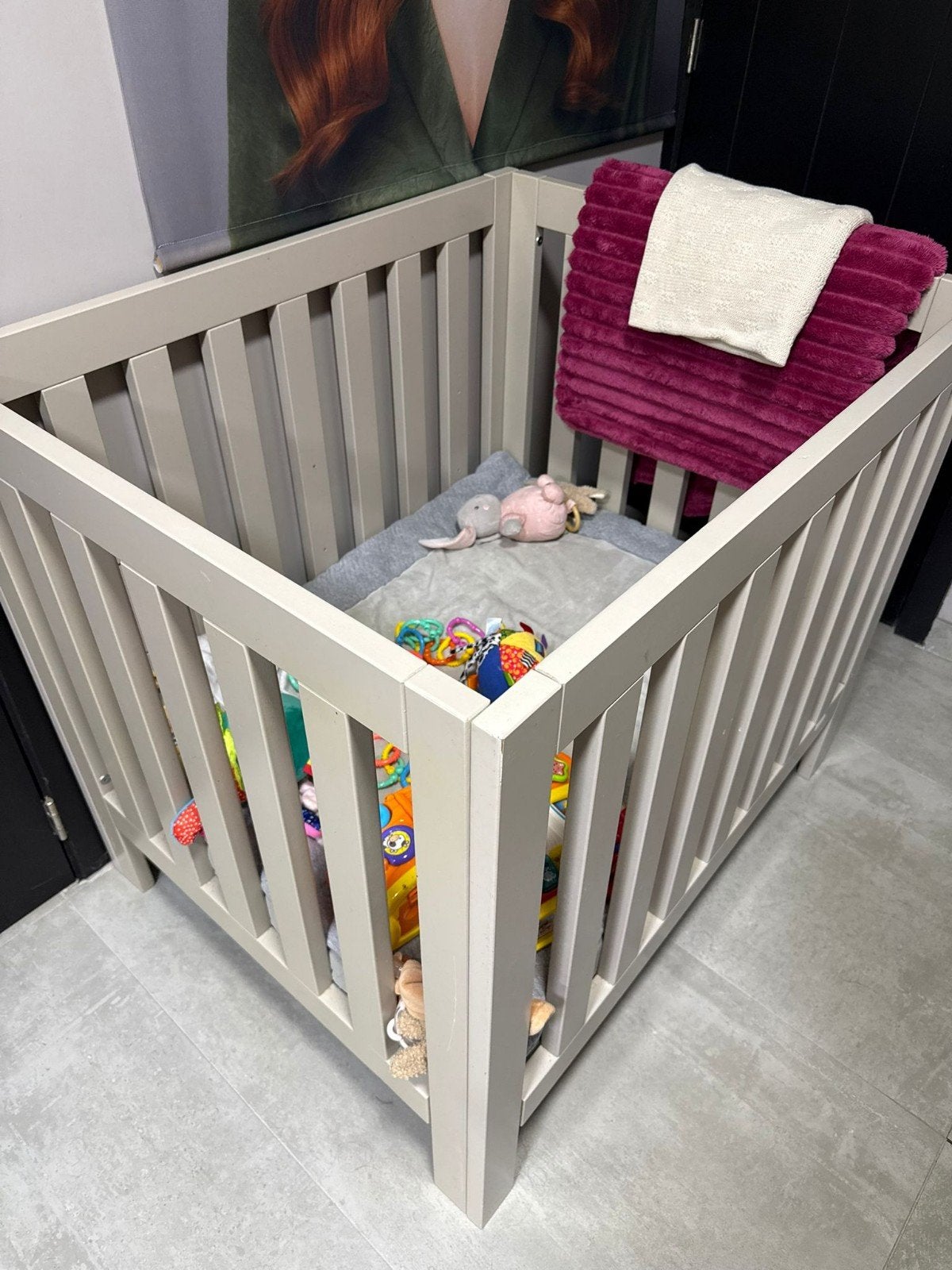 park qua + matras, Kinderen en Baby's, Babyparken, Ophalen, Gebruikt, In hoogte verstelbaar